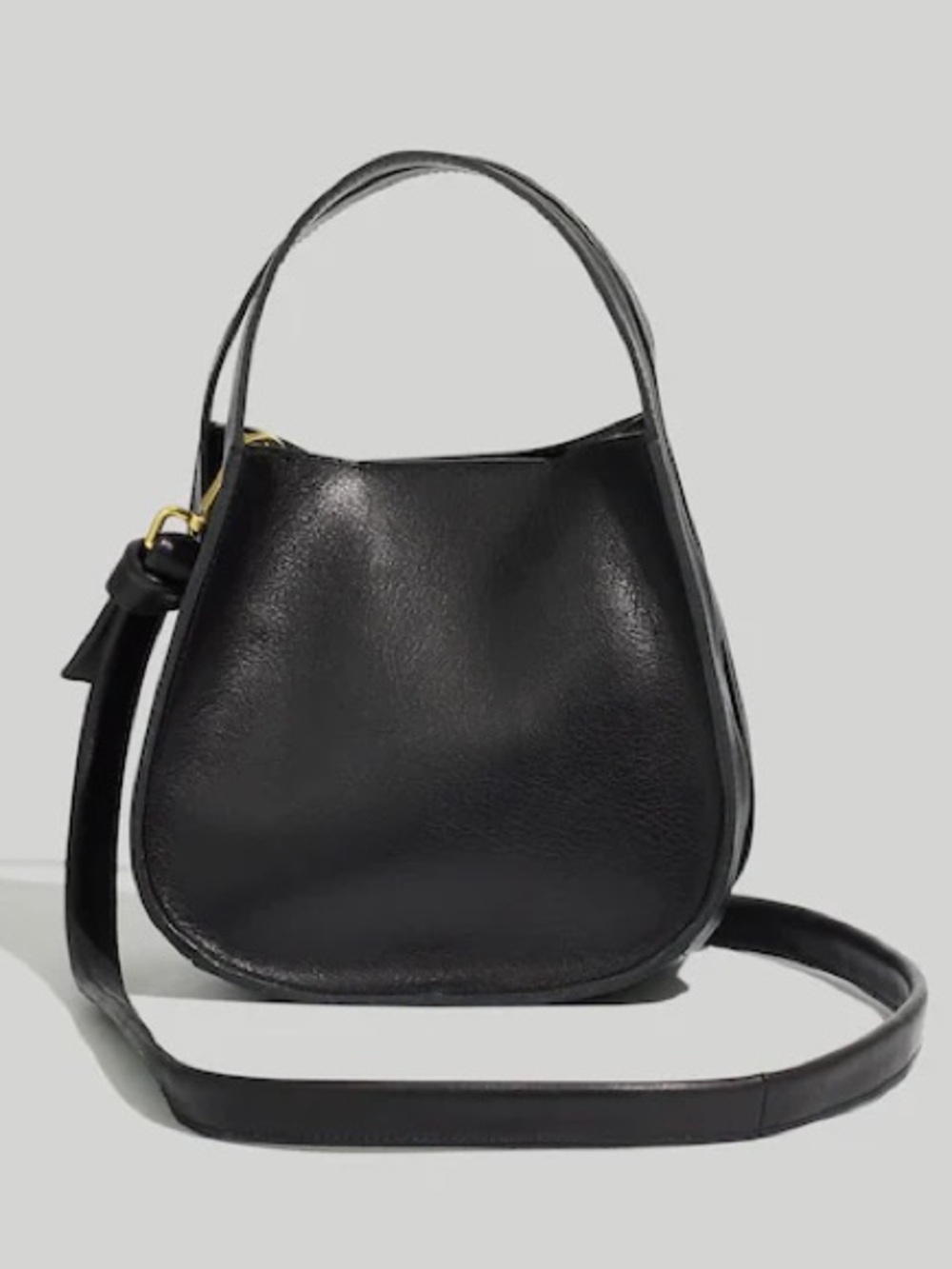 EUC Madewell The Sydney Crossbody Black Leather Bag